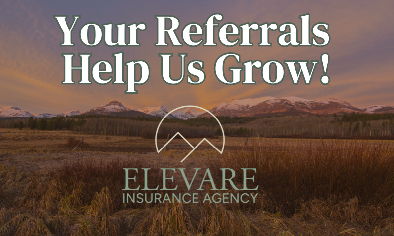 Elevare Insurance Agency Referral Graphic